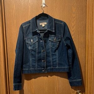 Nine West Dark Blue Jean Jacket